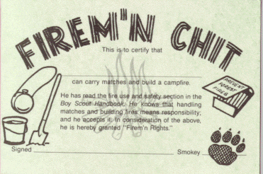 Older Version of Firem'n Chit Wallet Card